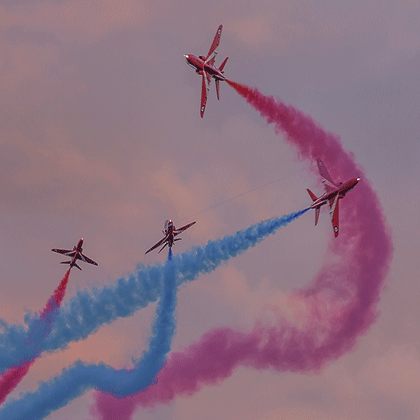 Red Arrows, Hampshire, by Andrew Jones Red Arrows, Hampshire, by Andrew Jones