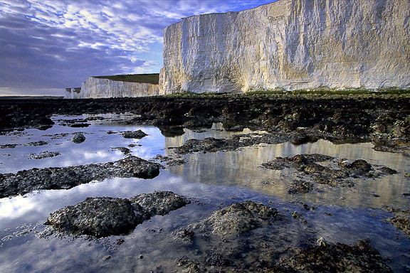 Seven Sisters Reflection, East Sussex, by Andrew Jones