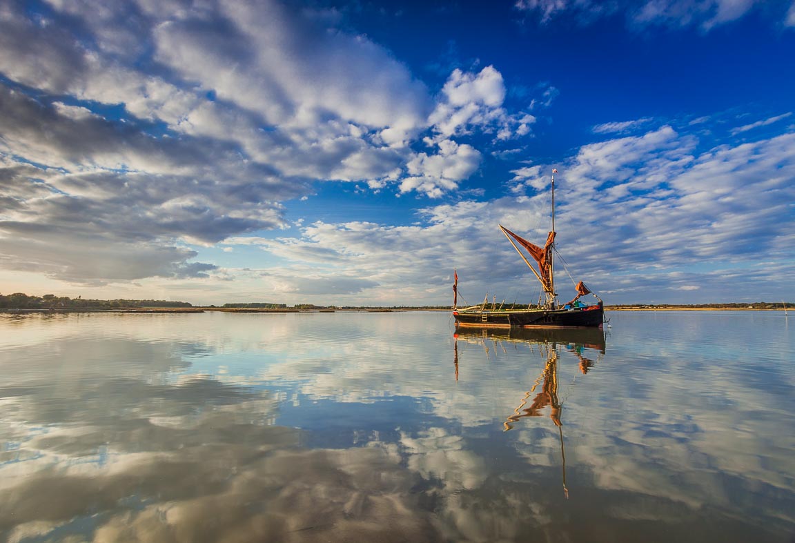 The Sailing Barge, River Alde, Suffolk, by Andrew Jones